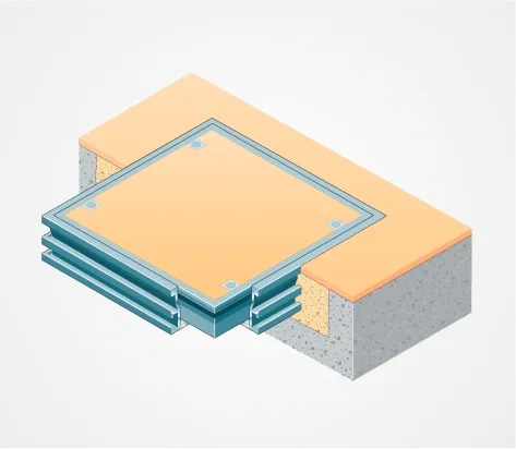 Serie 5000 - Schachtabdeckung Aluminium