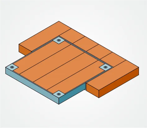 Serie 2500 - aus Edelstahl für Holzleisten