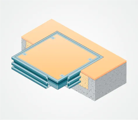 Serie 5000 Brandschutz - Schachtabdeckung Aluminium